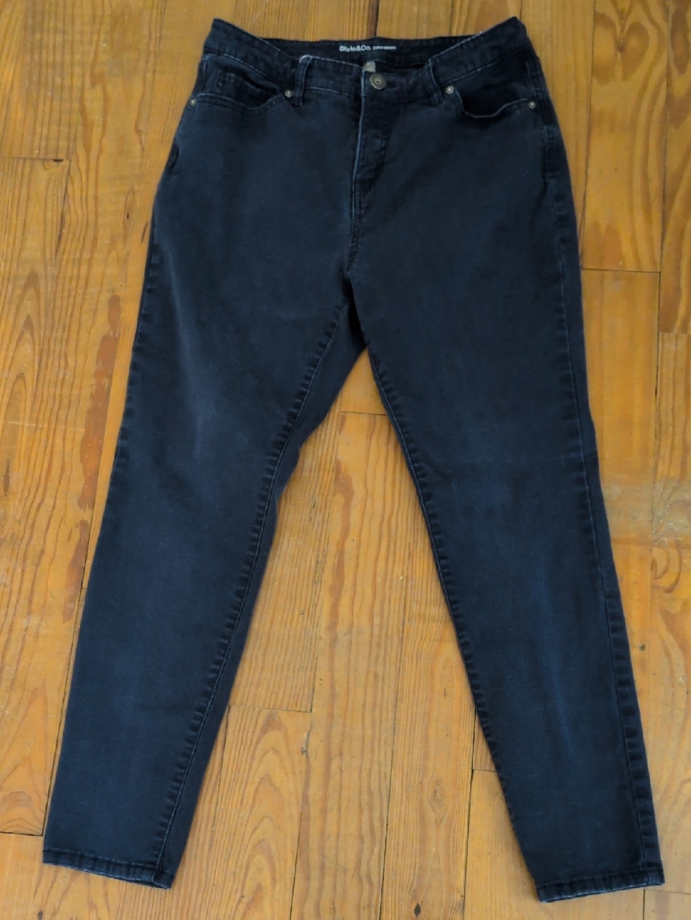 Style & Co. Dark Blue Skinny Jeans